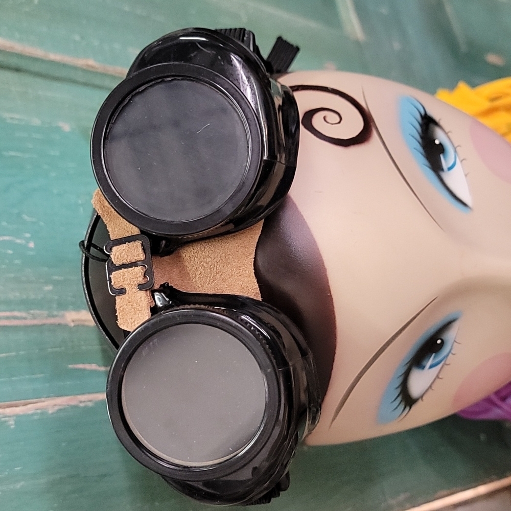 NIB Vintage Brand New In Box Black Welding Goggles